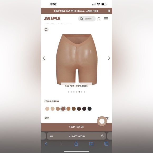 Skims sienna low back sheer sculpt shapewear shorts - Picture 5 of 10